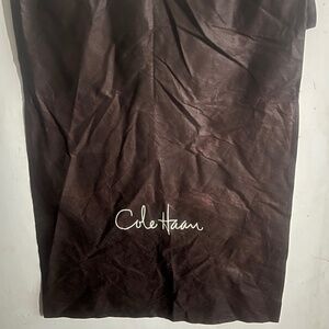 Cole Haan Dust Bag , 32" Long x 17" Wide , Center Opening
